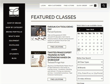 Tablet Screenshot of info.cosmoprofbeauty.com